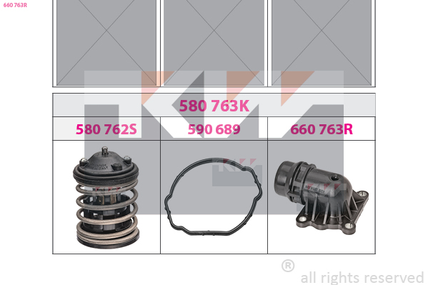 Flansa lichid racire 660 763R KW